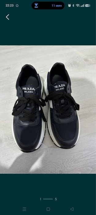 Новые кроссовки Prada Milano