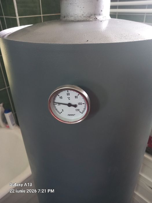 Boiler pe lemne 120l.