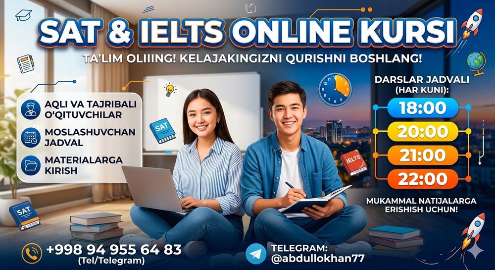 Online SAT va IELTS