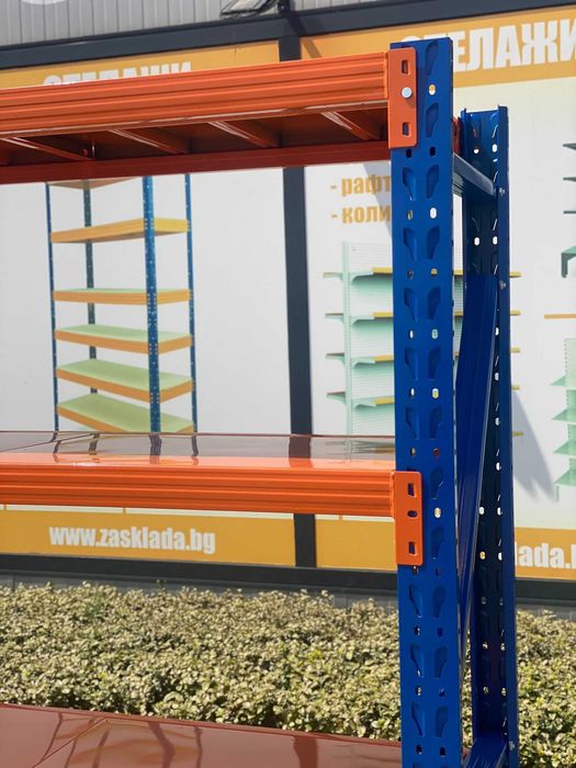 Метални стелажи с метални рафтове Финална РАЗПРОДАЖБА