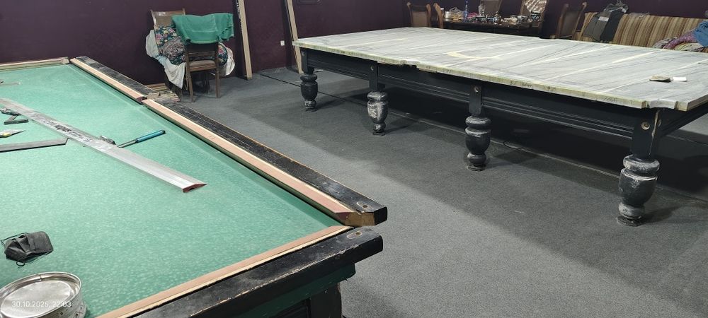 Bilyard stol yasash, remont, qayta sozlash xizmatlar koʻrsatish