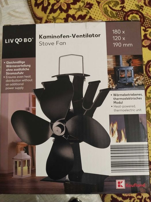 вентилатор за камина и печка на дърва