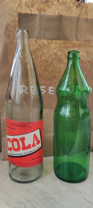Стъклени Бутилки от Олио Швепс Кола Бира