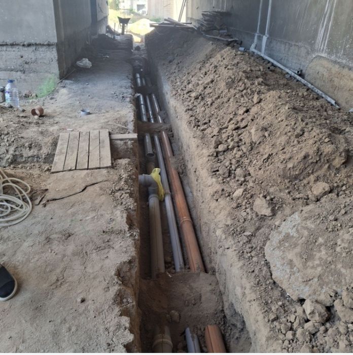 Яма Транша Падивол Ура Бассен Тунел  казиш ишлари