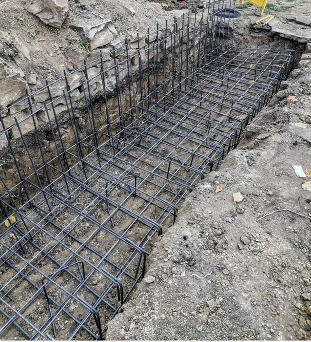 Изграждане на основи,бетони работи зидария