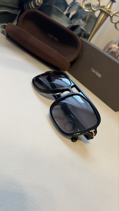 TOM FORD Falconer-02 FT0884 01B ochelari de soare uv