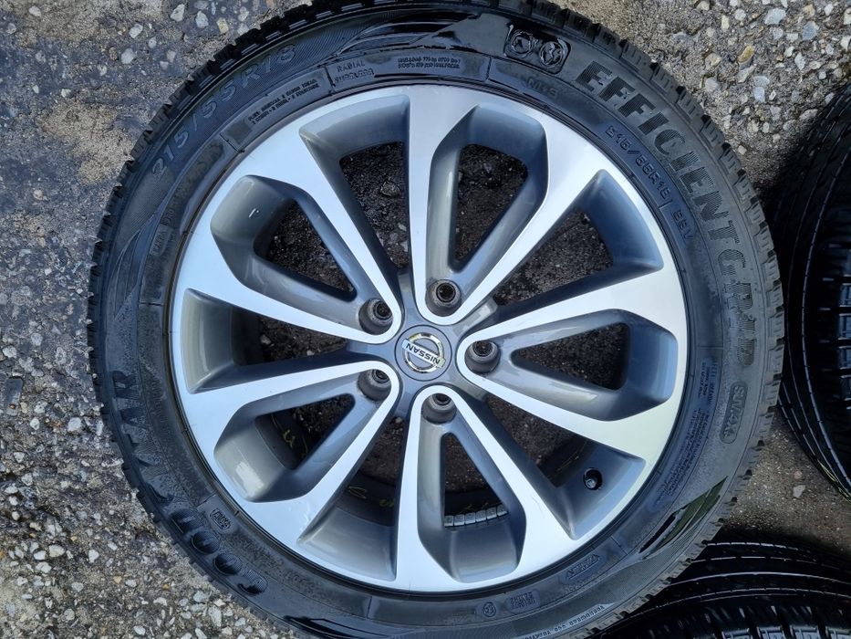 4бр алуминиеви джанти за Нисан Кашкай, Хтрел, Джук / 6.5 ж Х 18/ ет 40