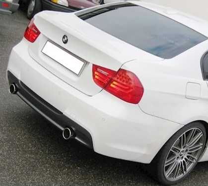 Дифузьор за бмв е90 е91 / добавка за задна броня м тех / bmw e90 e91 diffuser