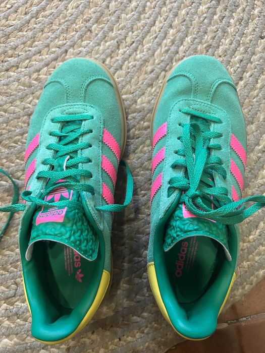 Adidas Gazelle Bold тюркоаз/розово/жълто 38 номер