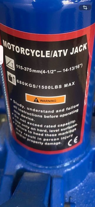 Подемник за мотоциклети до 680 кг 115х375 мм