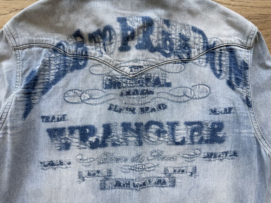 Camasa Blugi WRANGLER Western Imprimeu Barbati | Marime S