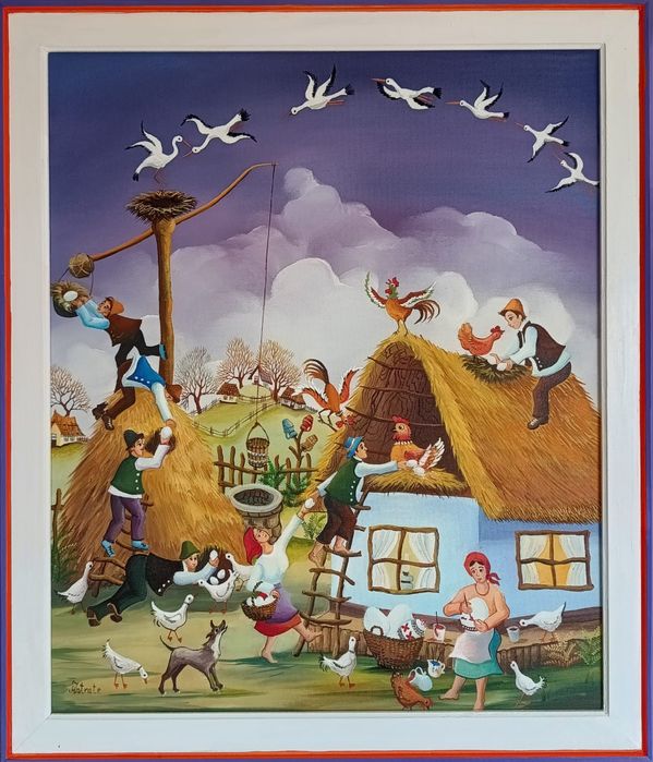 Tablou arta naiva Maricela Istrate