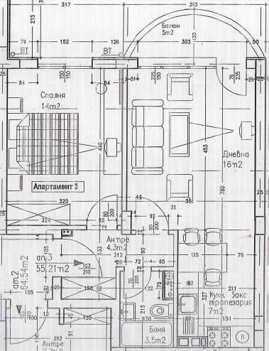 Двустаен апартамент в нова сграда 2025г. в кв.Люлин 2