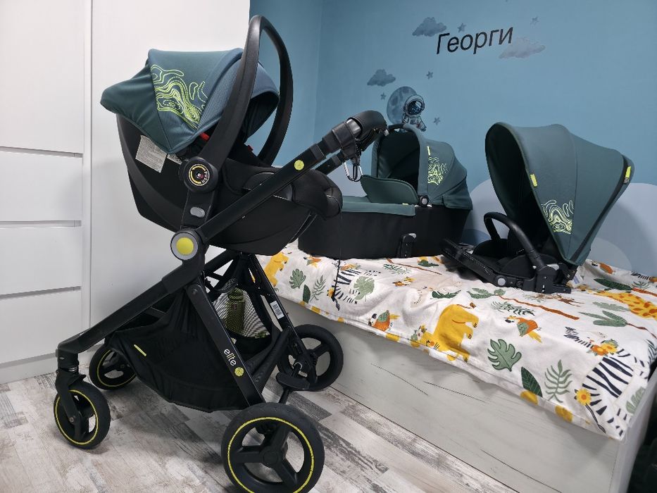 Бебешка количка Chipolino neon edition