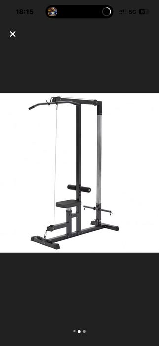 Aparat multifunctional spate, biceps, triceps nou in cutie pret 1000 l