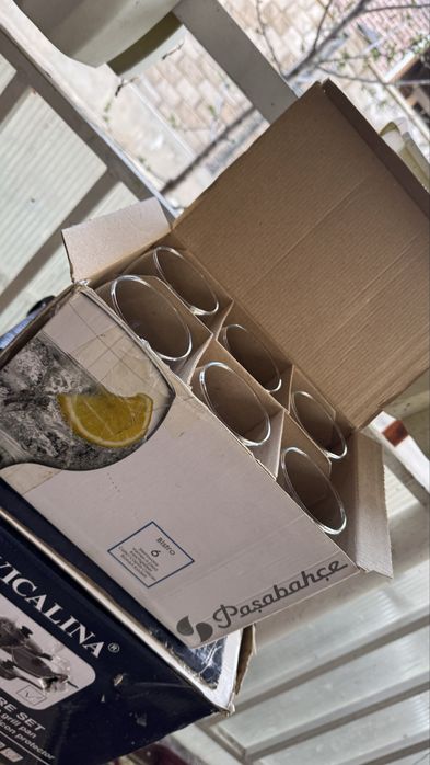 Бокалы для вина прочих напитков.  Новый.