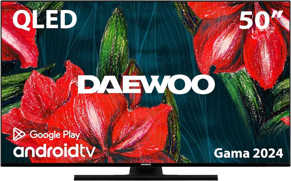 Телевизор Daewoo D50DH55UQMS QLED ANDROID TV , QLED , 50 inch, 126