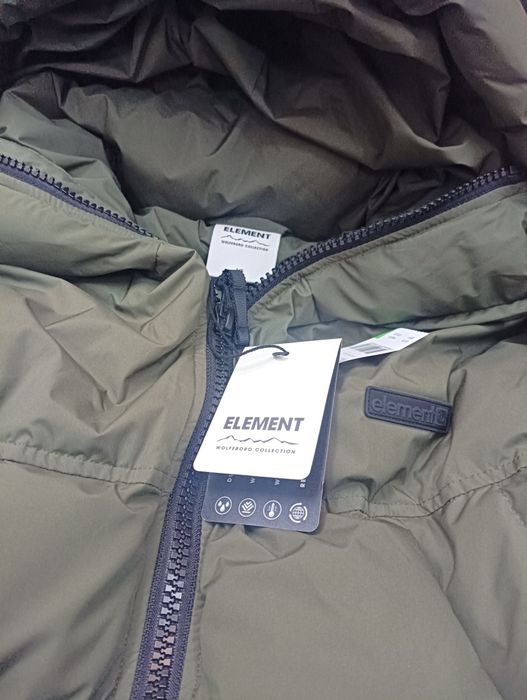Водоустойчиво яке ELEMENT L , XL ново мъжко зимно зелено