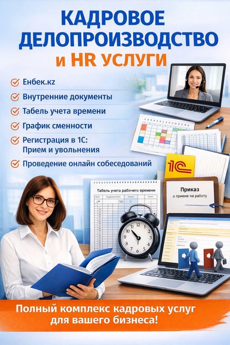 Кадровые услуги делопроизводство/HR