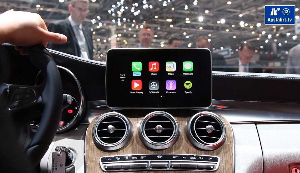 Apple CarPlay pentru Mercedes CLA 117 GLA 156 GLE 166 A 176 B GLS