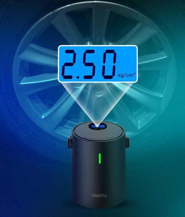 12V 150PSI 100W 6.5А 4500mAh Вградена Батерия LCD Екран Въздушен Компресор Автоматична Помпа Гуми Кола Мотор Автомобил Велосипед Лодка Въздушен Матрак