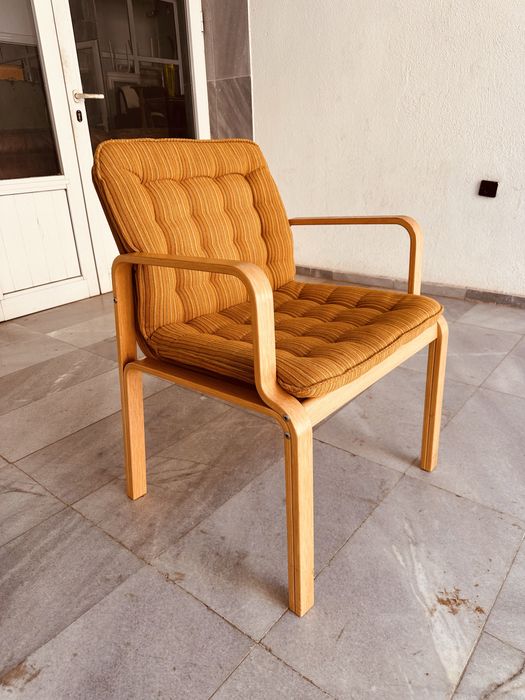 Винтидж шведско кресло – в стил Yngve Ekström, 60/70-те