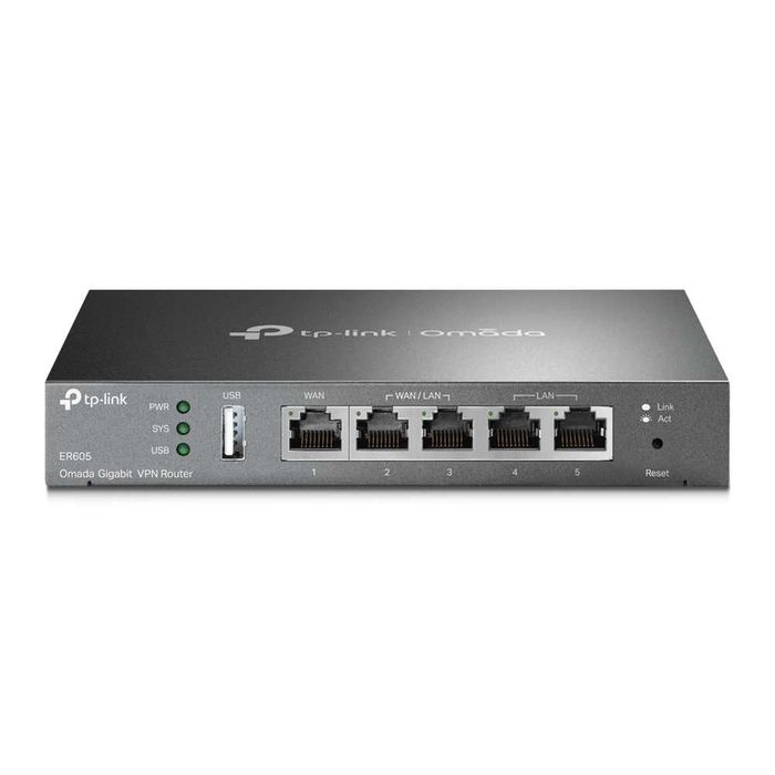 TP-Link Omada ER605 V2 – нов Gigabit Multi-WAN VPN рутер.