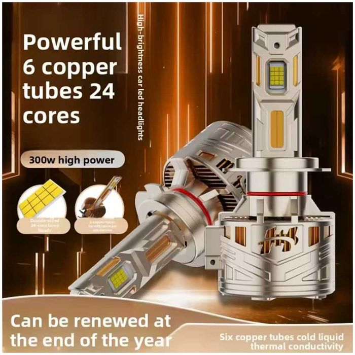 LED крушки H7 160W 10000LM,12-24V Canbus