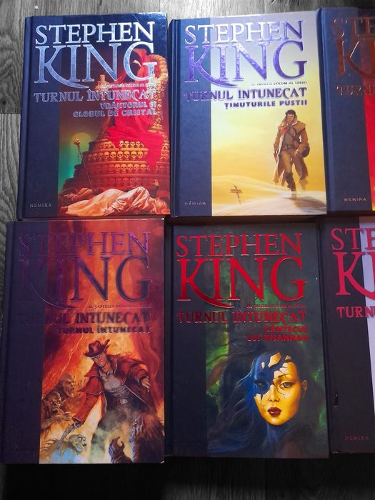 7 vol. Seria Turnul intunecat ( cartonate), de Stephen King
