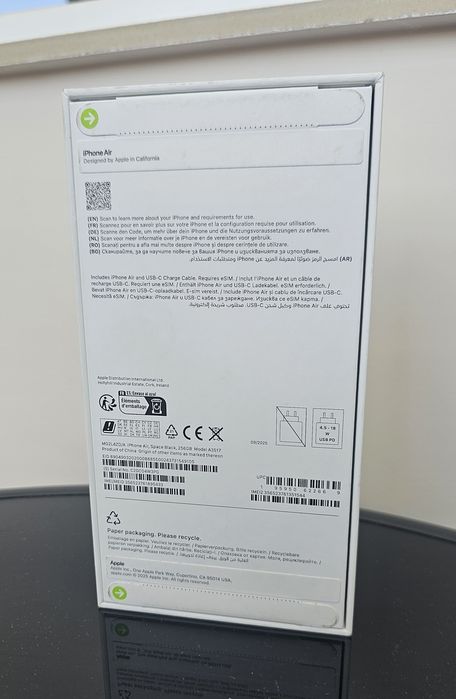 Iphone AIR  чисто НОВ