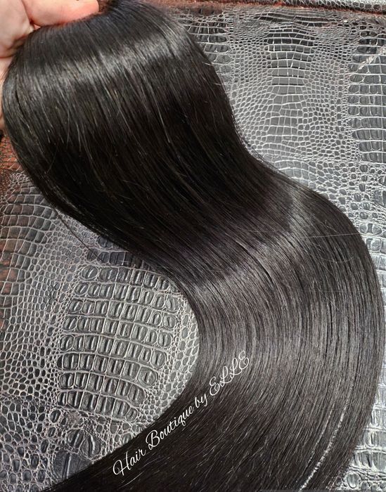 Нова естествена натурално черна коса