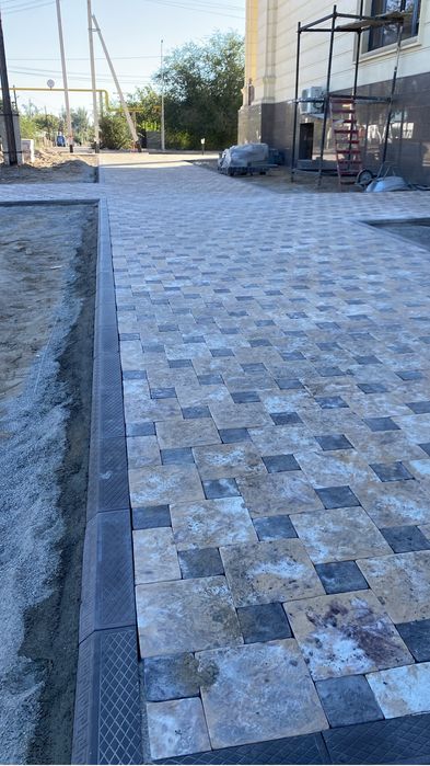 Укладка брусчатка