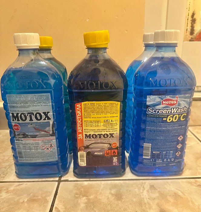 Зимна течност за автостъкла -60°С с биоетанол - МОТОХ и др.