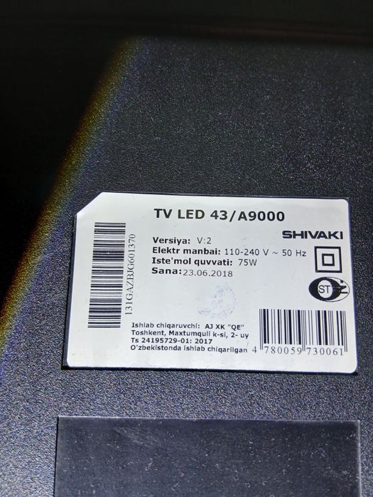 TV Led 43/ A9000