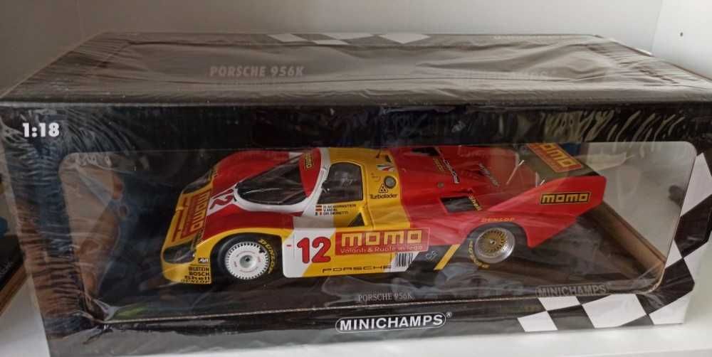 Macheta Porsche 956K Momo Mugello 1983 - Minichamps 1/18 (anduranta)