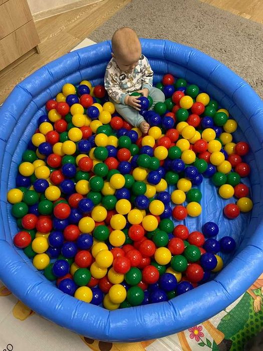 Набор разноцветных шариков 50 шт для сухого бассейна d-7см