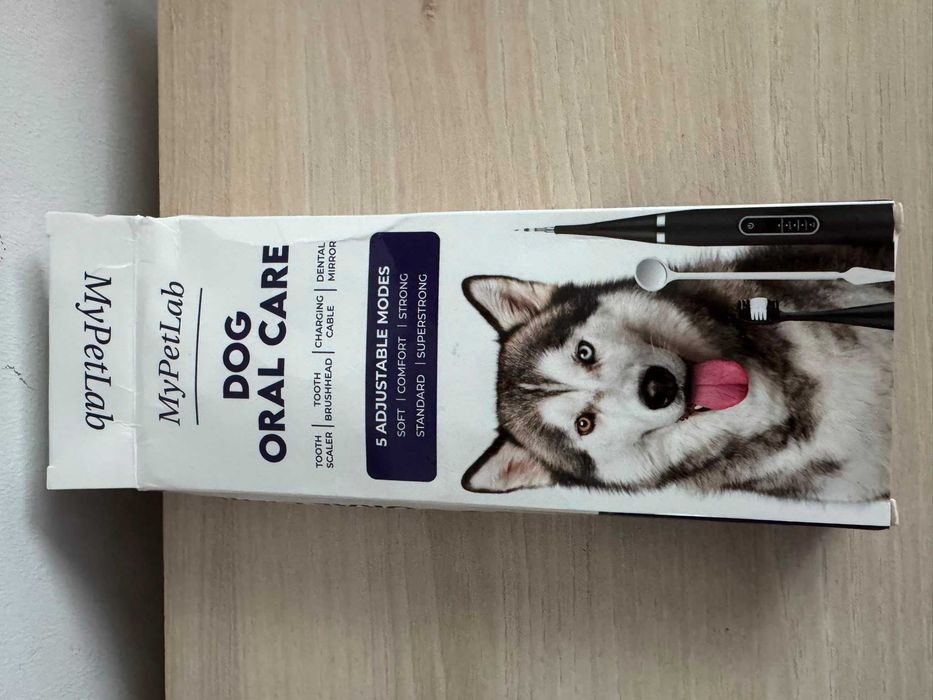 Kit Igienă Orală Câini MyPetLab — Periuță Electrică, 5 Moduri, Accesorii