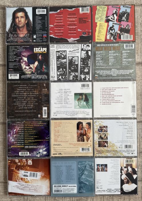 Lot 60 cd-uri - Coloane sonore cu muzica din filme (Soundtrack)