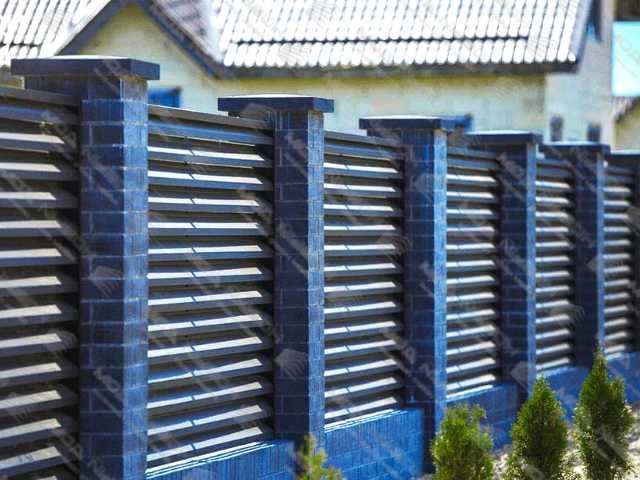 Забор жалюзи еврожалюзи