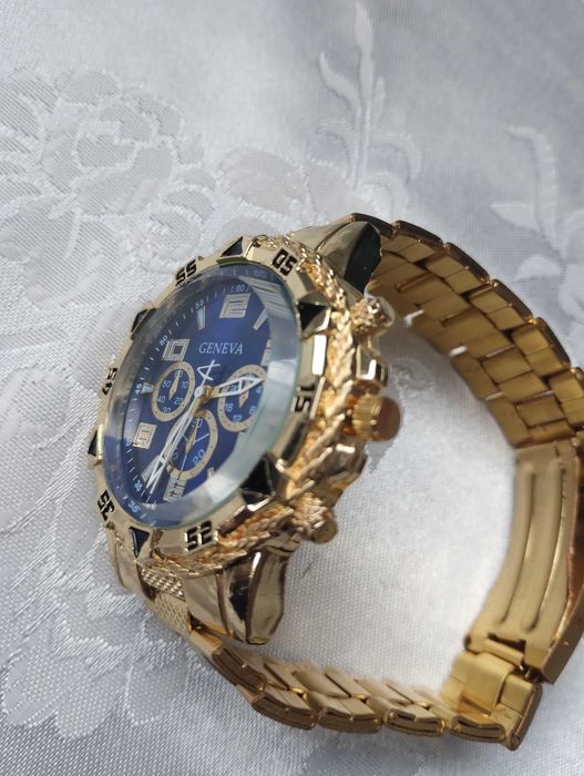 Ceas Geneva de lux pentru bărbați, nou