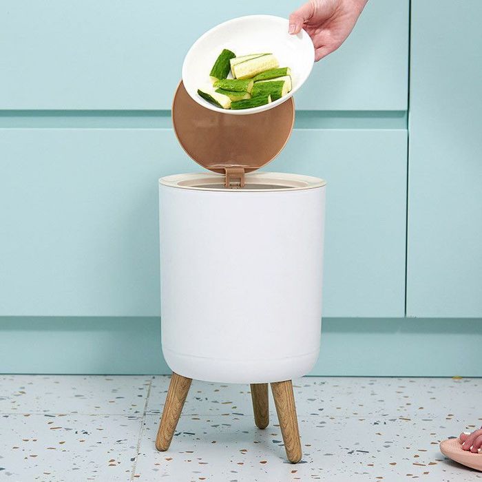 Набор урна Push с крышкой 2 большие + 2 малые