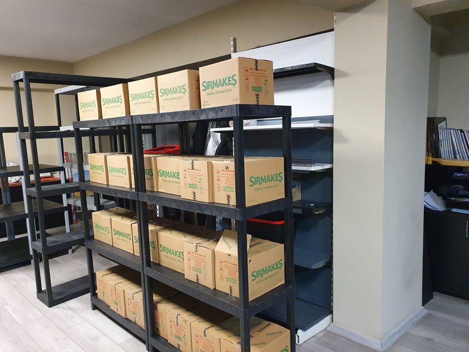 Пластмасов стелаж за склад, кухня, хладилна камера 930х430х2150