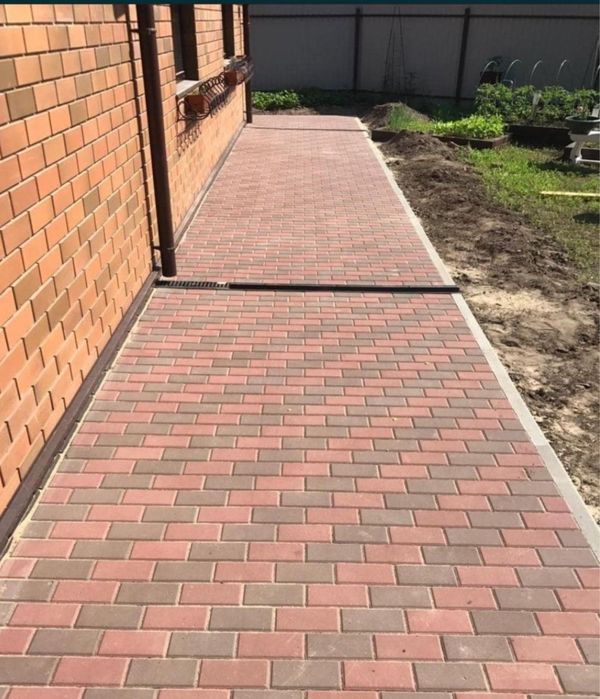 Укладка брусчатка