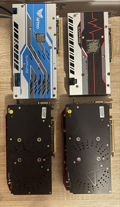 Видео карти RX580 8GB - Реновирани Sapphire Nitro SE, Pulse, RedDevil