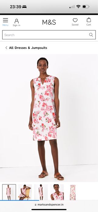 Летнее настроение от платья M&S