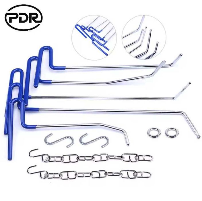 PDR инструменти за изправяне комплект вдлъбнатини градушка вакуум пдр