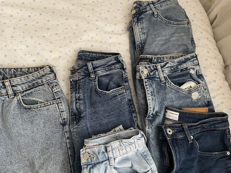 Дънки на Бершка, Дефакто, Мави и други