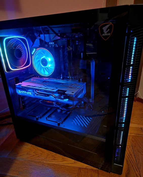 Caculator,PC gaming Ryzen 5,B550,RX580,16gb ddr4,ssd+hdd,750Wnou