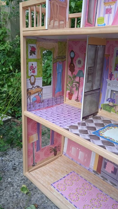 Детска дървена къща за кукли Kid Kraft