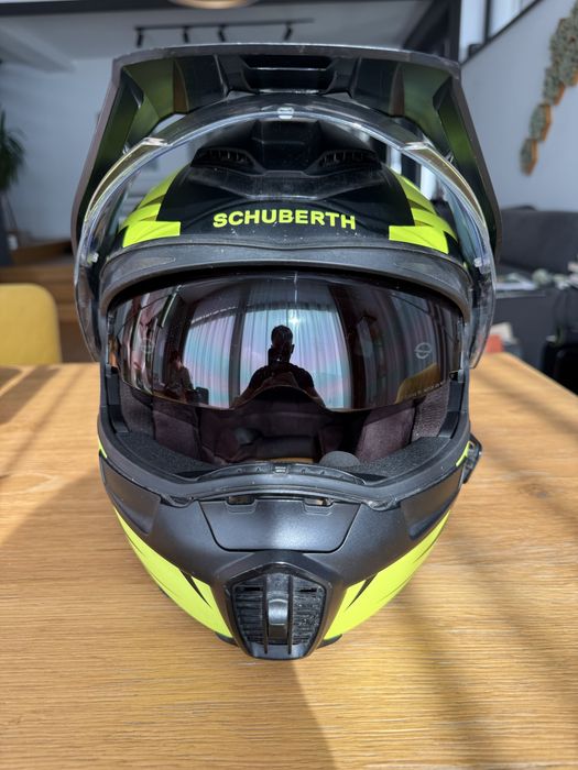Cască moto Schuberth E1 Touareg –modulară– adventure/touring marime M